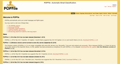 Desktop Screenshot of getpopfile.org